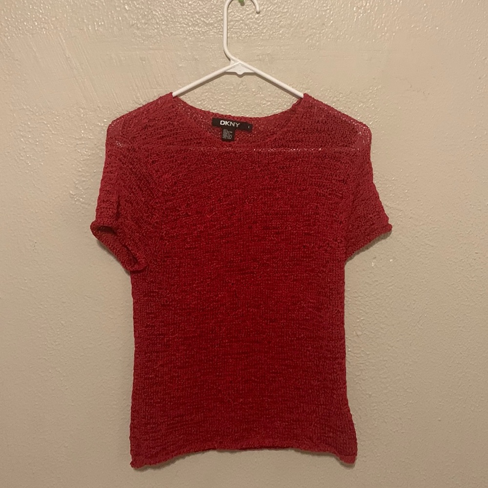 Knitted Red Tee